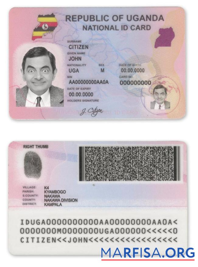 Downloadable Uganda ID download for verification